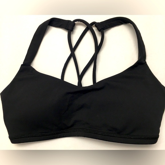 lululemon athletica Other - Lululemon Sports Bra 4 Black Athletic Sporty Gym Yoga Pilates Workout